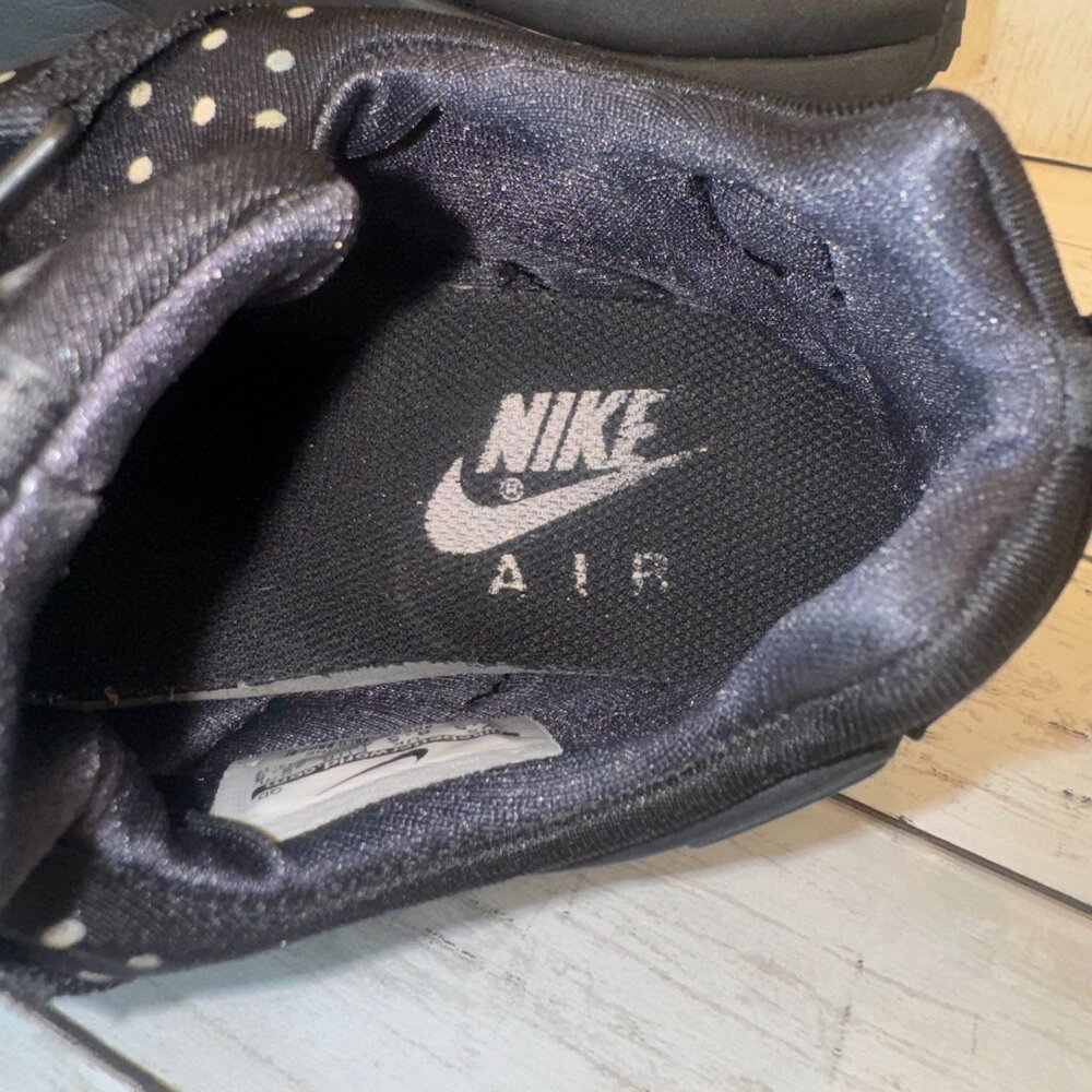 Nike Air Huarache Utility Shoes Men Sz 7.5 Running Triple Black Sneakers 806807 - Picture 9 of 11